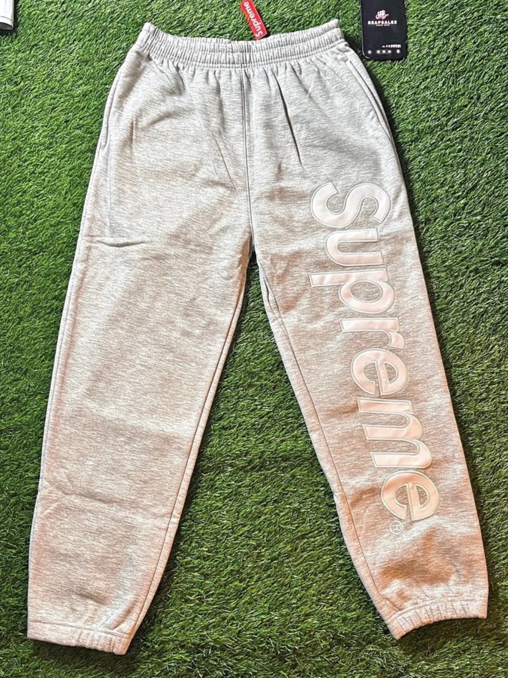 "Grey " Supreme Sweatpants